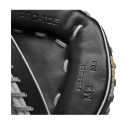 2023 Wilson A2000 M2 33.5" Baseball Catcher's Mitt: WBW100977335 -Sports Gear Shop WBW100977 6 A2000 C M2SS 335 Grey Black.png.cq5dam.web .1200.1200