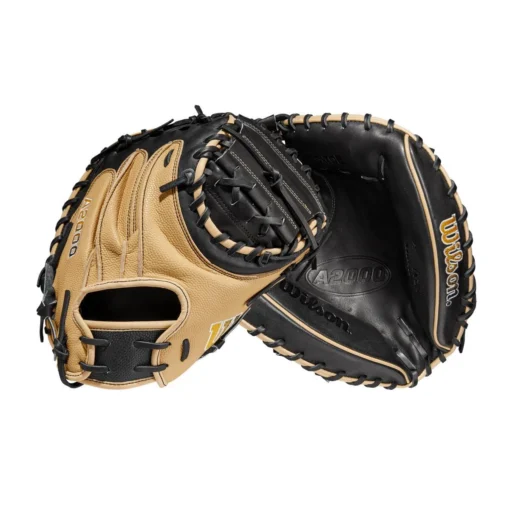 2023 Wilson A2000 1790 Super Skin 34" Baseball Catcher's Mitt: WBW10097834 -Sports Gear Shop WBW100978 8 A2000 C 1790SS 34 Blonde Black.png.cq5dam.web .1200.1200