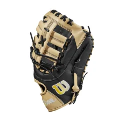 2023 Wilson A2000 1679 Super Skin 12.5" Baseball First Base Mitt: WBW100979125 -Sports Gear Shop WBW100979 2 A2000 1B 1679SS 125 Black BlackSS Blonde.png.cq5dam.web .1200.1200