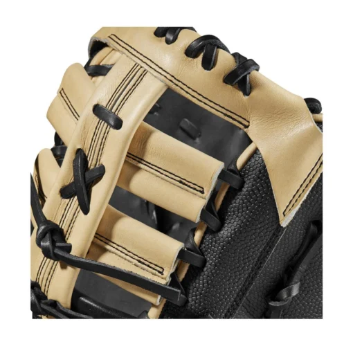 2023 Wilson A2000 1679 Super Skin 12.5" Baseball First Base Mitt: WBW100979125 -Sports Gear Shop WBW100979 4 A2000 1B 1679SS 125 Black BlackSS Blonde.png.cq5dam.web .1200.1200