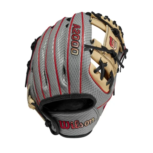 2023 Wilson A2000 PF88 Super Skin 11.25" Infield Baseball Glove: WBW1009811125 -Sports Gear Shop WBW100981 0 A2000 IF PF88SS 1125 GreySnakeSS Blonde Red.png.cq5dam.web .1200.1200