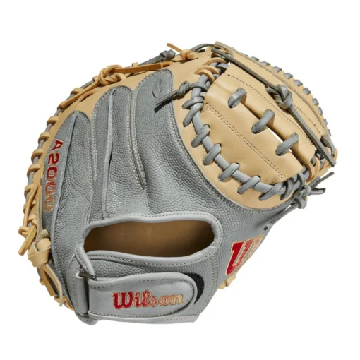 2023 Wilson A2000 PF33 Super Skin 33" Baseball Catcher's Mitt: WBW10098433 -Sports Gear Shop WBW100984 0 A2000 C PF33SS 33 GreySS Blonde.png.cq5dam.web .1200.1200