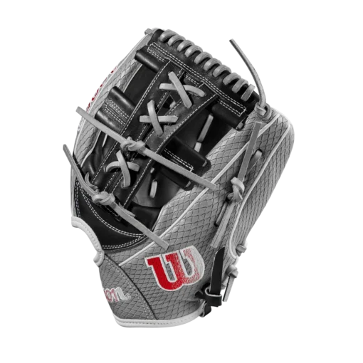 2023 Wilson A2000 FP75SS 11.75" Infield Fastpitch Glove: WBW1009911175 -Sports Gear Shop WBW100991 2 A2000 FP FP75SS 1175 GreySnakeSS Black Red