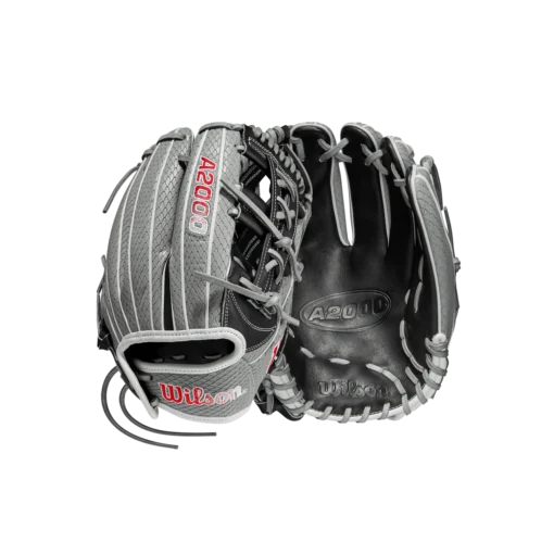 2023 Wilson A2000 FP75SS 11.75" Infield Fastpitch Glove: WBW1009911175 -Sports Gear Shop WBW100991 8 A2000 FP FP75SS 1175 GreySnakeSS Black Red