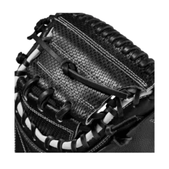 2023 Wilson A2000 M1DSS 33.5" Baseball Catcher's Mitt: WBW100995335 -Sports Gear Shop WBW100995 4 A2000 C M1DSC 335 BlackSS BlackDimple White WilsonGold