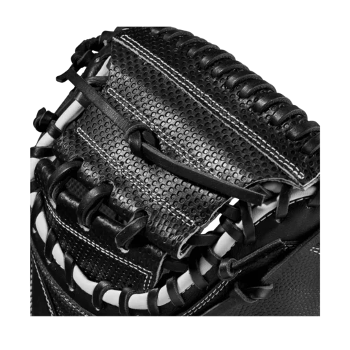 2023 Wilson A2000 M1DSS 33.5" Baseball Catcher's Mitt: WBW100995335 -Sports Gear Shop WBW100995 4 A2000 C M1DSC 335 BlackSS BlackDimple White WilsonGold