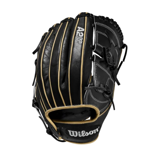 2020 Wilson A2K 12" Pitchers Baseball Glove: WTA2KRB20B2 -Sports Gear Shop WTA2KRB20B2 0 A2K Pitcher B212 12 Black Blonde Back