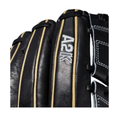 2020 Wilson A2K 12" Pitchers Baseball Glove: WTA2KRB20B2 -Sports Gear Shop WTA2KRB20B2 5 A2K Pitcher B212 12 Black Blonde Alt 04