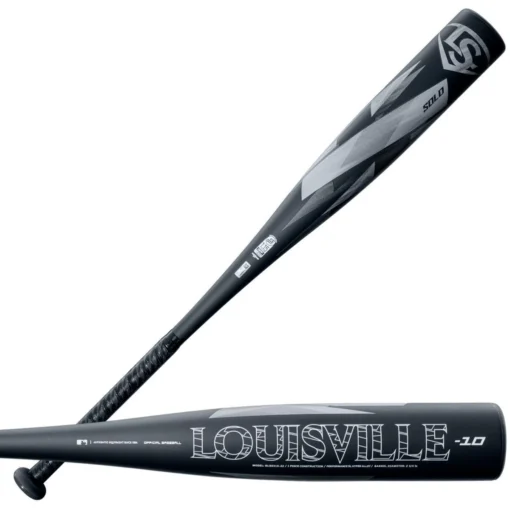 2022 Louisville Slugger SOLO (-10) USSSA Baseball Bat: WTLSLS6X1022 -Sports Gear Shop WTLSLS6X1022 8 LS SL Solo 22 10 BL GY.png.cq5dam.web .1200.1200