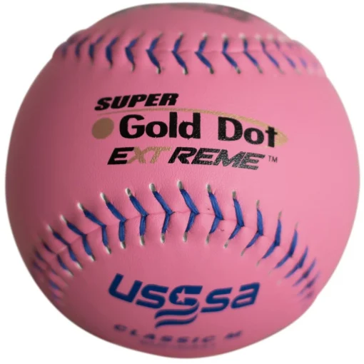 Worth Pink 12" USSSA Super Gold Dot Extreme Classic M 40/325 Slowpitch Softballs (Dozen): WUC12CPXT -Sports Gear Shop Worth USSSA PINK Softball WUC12CPXT