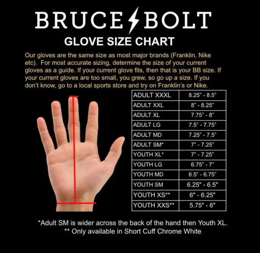 Bruce Bolt PREMIUM PRO Short Cuff Batting Gloves: Orange -Sports Gear Shop premium pro short cuff batting gloves orange brucebolt 326883